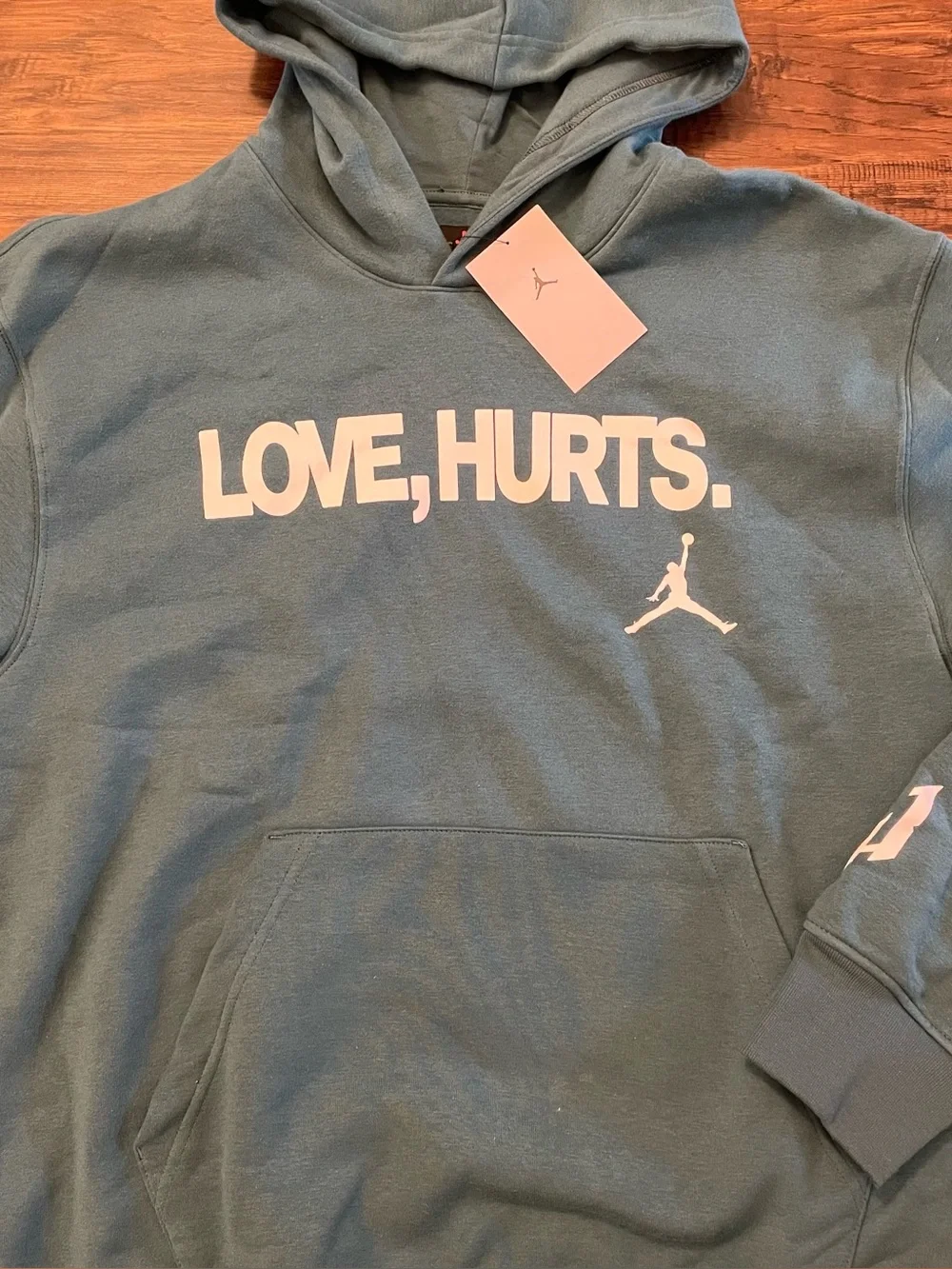 Love, Hurts Air Jordan Jalen Hurts Philadelphia Eagles Hoodie Medium
